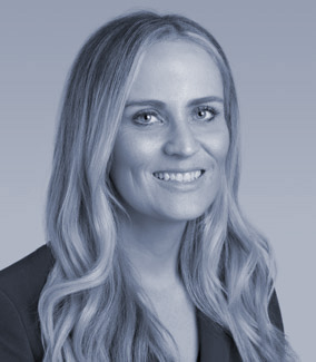 Black and White Photo of Jenny Horan