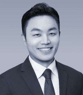 Black and White Photo of Dae Youn Kim