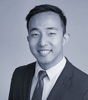 Black and White Photo of Richard Zhu