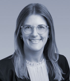 Black and White Photo of Caitlin Lammers