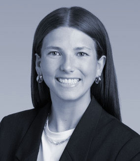 Black and White Photo of Hannah Miller