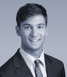 Black and White Photo of Ethan Fox