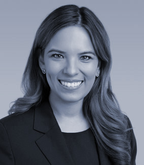 Black and White Photo of Christina Salvi