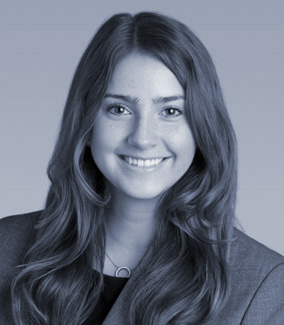 Black and White Photo of Delaney Brown