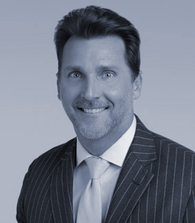 Black and White Photo of Patrick Bless