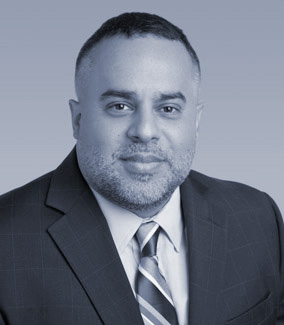 Black and White Photo of Domingo Rodriguez