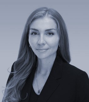 Black and White Photo of Emily Ertler